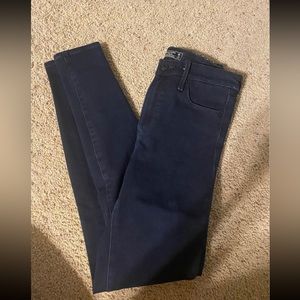 Abercrombie and Fitch skinny jeans. Size 2. Navy